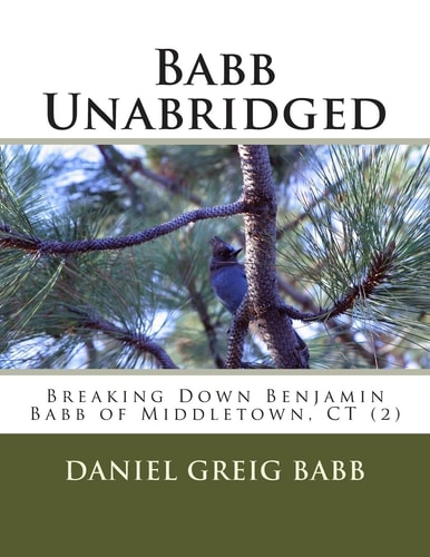 Babb Unabridged Breaking Down Benjamin Babb of Middletown, CT (2)