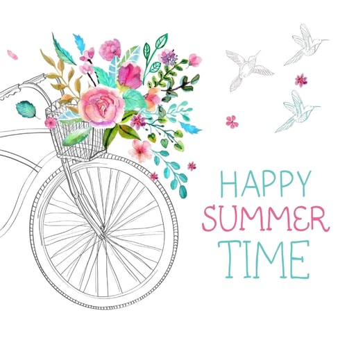 Happy Summer Time Summer Vacation Book for Kids