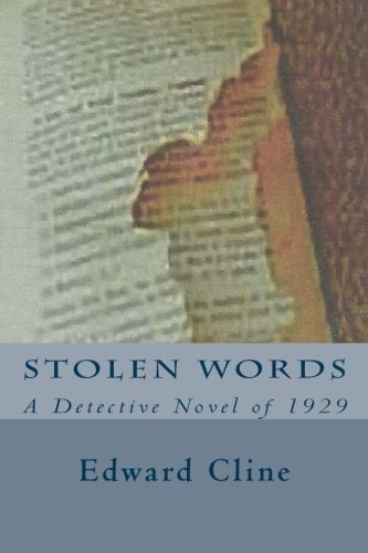 Stolen Words A Detective Novel Of 1929
