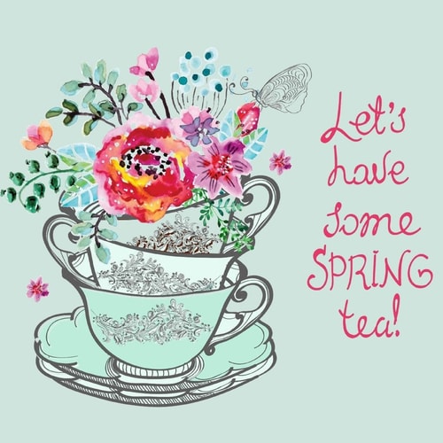 Let's Have Some Spring Tea Memory Book of Our Tea Time