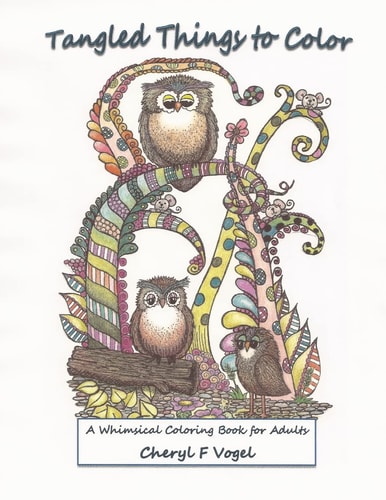 Tangled Things To Color A Whimsical Coloring Book For Adults