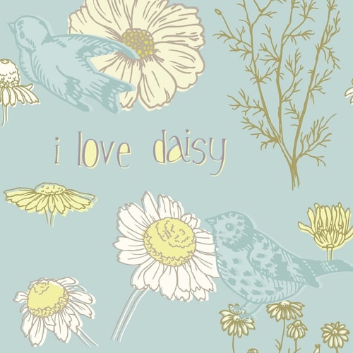 I Love Daisy Memory Book with Photo Windows