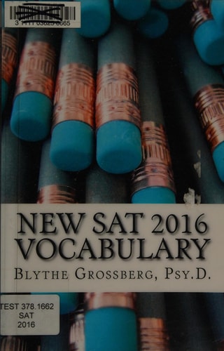 New SAT 2016 Vocabulary Vocabulary Words for the New SAT