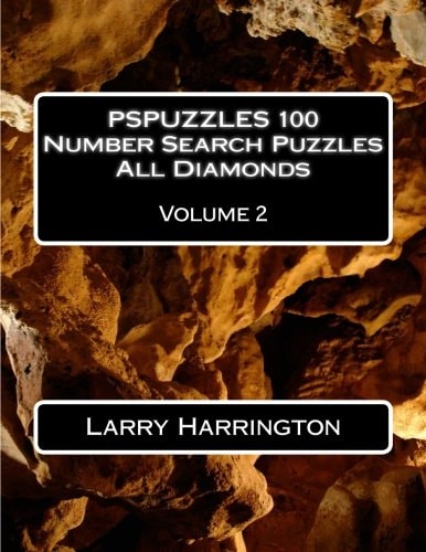 PSPUZZLES 100 Number Search Puzzles All Diamonds Volume 2