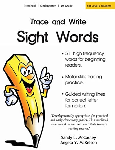 Trace and Write Sight Words 51 High-Frequency Words for Beginning Readers