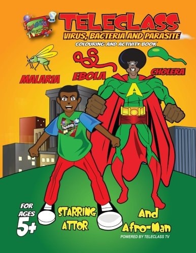 Teleclass Virus, Bacteria and Parasite Coloring Book