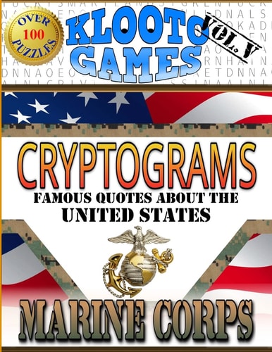 KLOOTO Games CRYPTOGRAMS Vol. V Marine Corps Edition