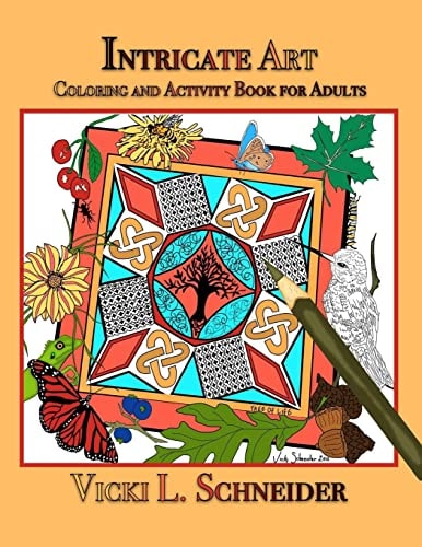 Intricate Art Coloring and Activity Book for Adults