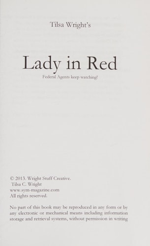 Tilsa C. Wright's Lady in Red Federal Agents Keep Watching