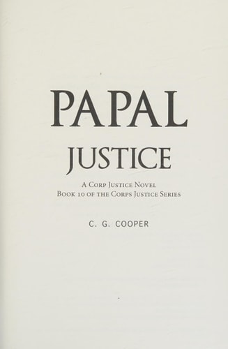 Papal Justice A Corp Justice Novel