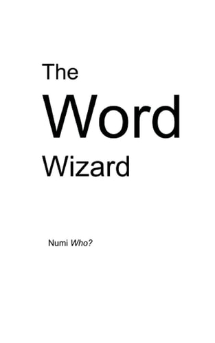 The Word Wizard