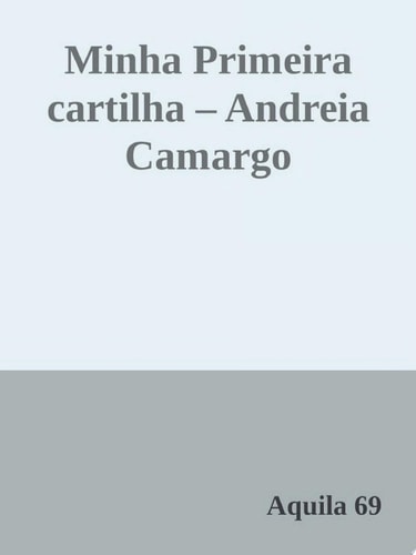 Minha Primeira Cartilha
