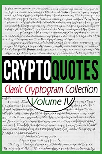 Cryptoquotes Classic Cryptogram Collection, Vol. IV