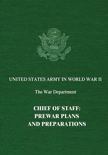 Chief of Staff Prewar Plans and Preparations