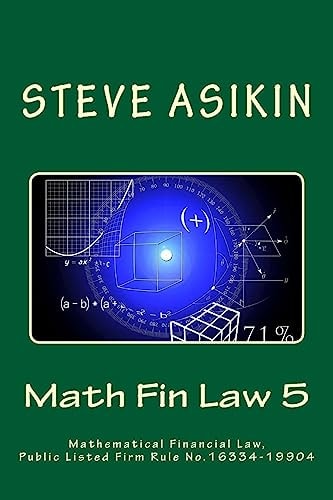 Math Fin Law 5 Mathematical Financial Law, Public Listed Firm Rule No. 16334-19904