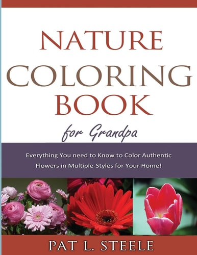 Nature Coloring Book For Grandpa