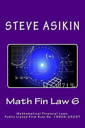 Math Fin Law 6 Mathematical Financial Laws, Public Listed Firm Rule No. 19905-23237
