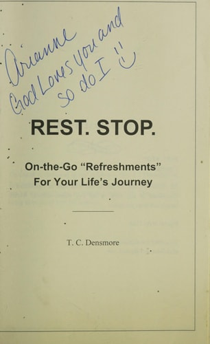 Rest. Stop On-The-Go Refreshments for Your Life's Journey