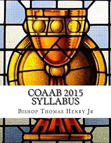COAAB 2015 Syllabus The Elevation
