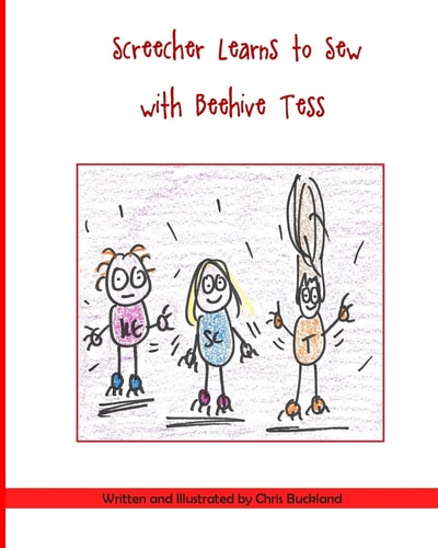Screecher Learns to Sew with Beehive Tess A Krazy Eye Story