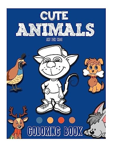Cute Animals Coloring Book Vol. 1
