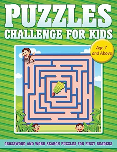 Puzzle Challenge for Kids Crossword and Word Search Puzzles