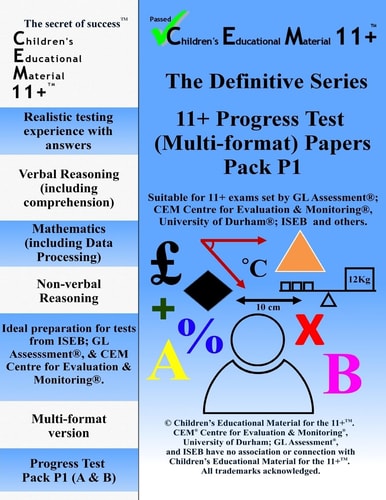 11+ Progress Test Pack P1