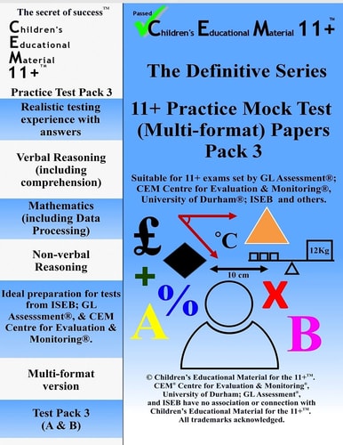 11+ Practice Mock Pack 3
