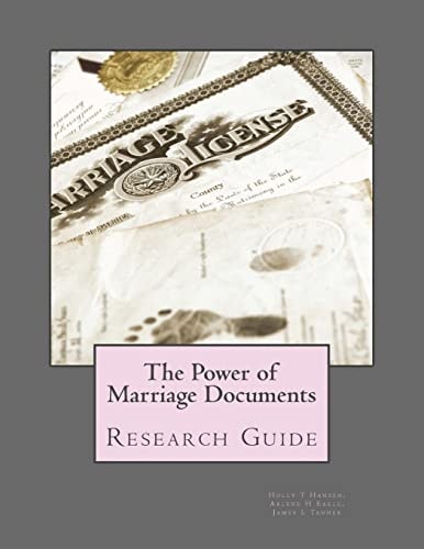 The Power of Marriage Documents Research Guide