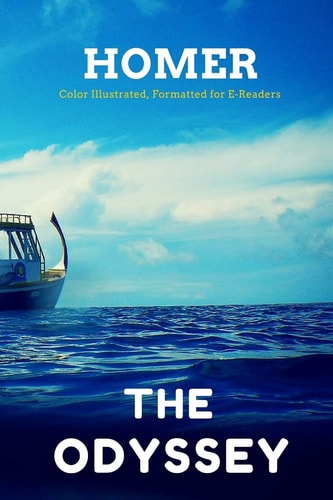 The Odyssey Color Illustrated, Formatted for E-Readers