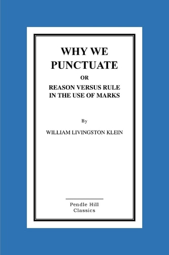 Why We Punctuate