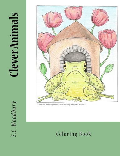 Clever Animals Coloring Book