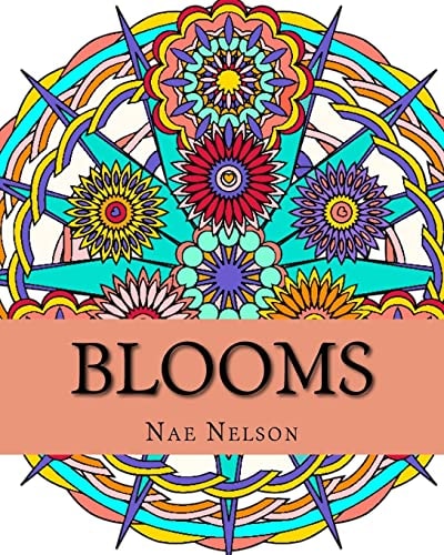 Blooms Adult Coloring Book: Flower-Inspired Mandalas and Designs
