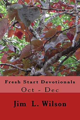 Fresh Start Devotionals Oct to Dec