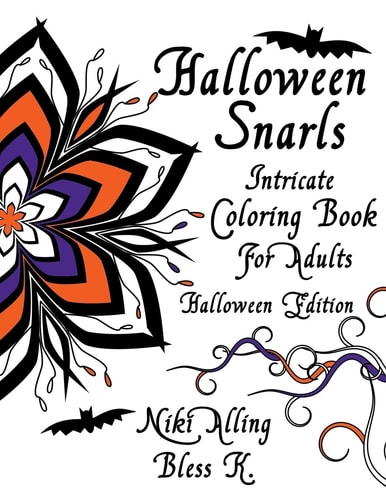 Halloween Snarls Intricate Coloring Book For Adults