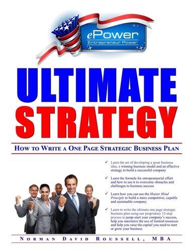 Ultimate Strategy How to Write a One Page Strategic Business Plan