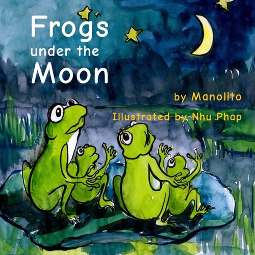 Frogs Under the Moon