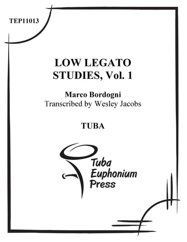Low Legato Etudes for Tuba (volume 1)