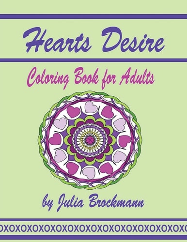 Hearts Desire Coloring Book for Adults