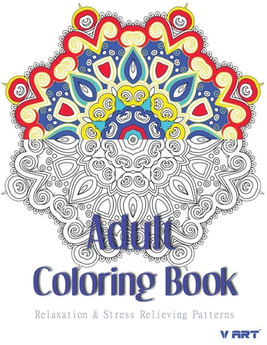 Adult Coloring Book Coloring Books for Adults : Relaxation and Stress Relieving Patterns