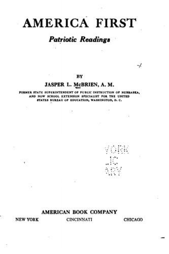 America First, Patriotic Readings