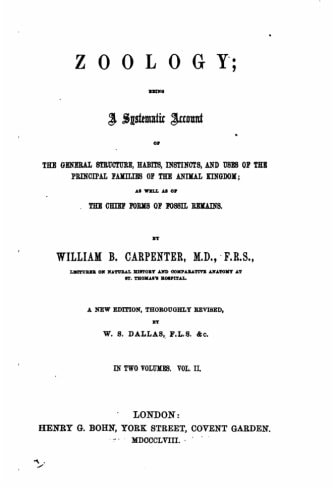 Zoology, Being a Systematic Account