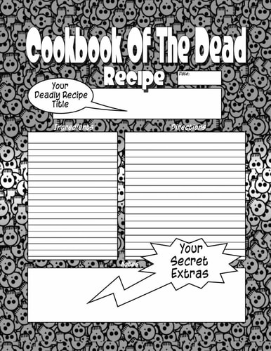 Cookbook Of The Dead The Cookbook People Are Dying To Get Their Hands On!