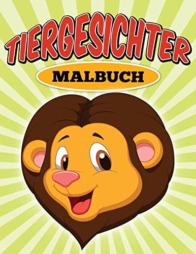 -Tiergesichter - Malbuch