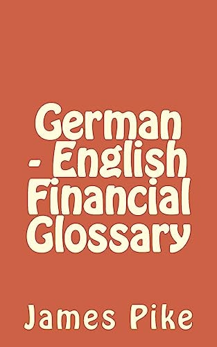 German - English Financial Glossary