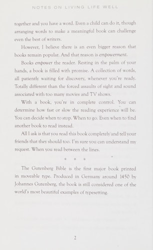 Notes on Living Life Well