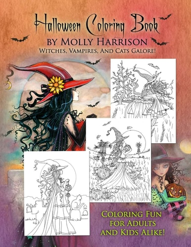 Halloween Coloring Book By Molly Harrison