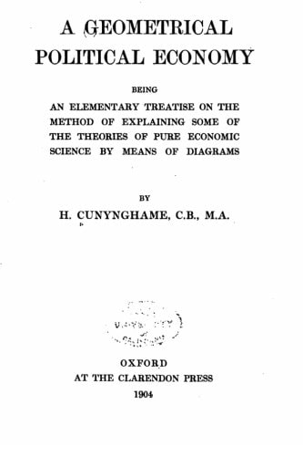 A Geometrical Political Economy