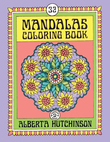 Mandalas Coloring Book No. 9 32 New Unframed Round Mandala Designs
