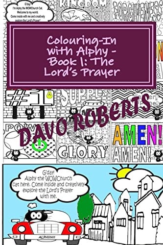 Lord's Prayer - Colouring In with Alphy Handy Size